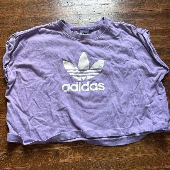 Adidas Lavender Tee - Picture 1 of 4